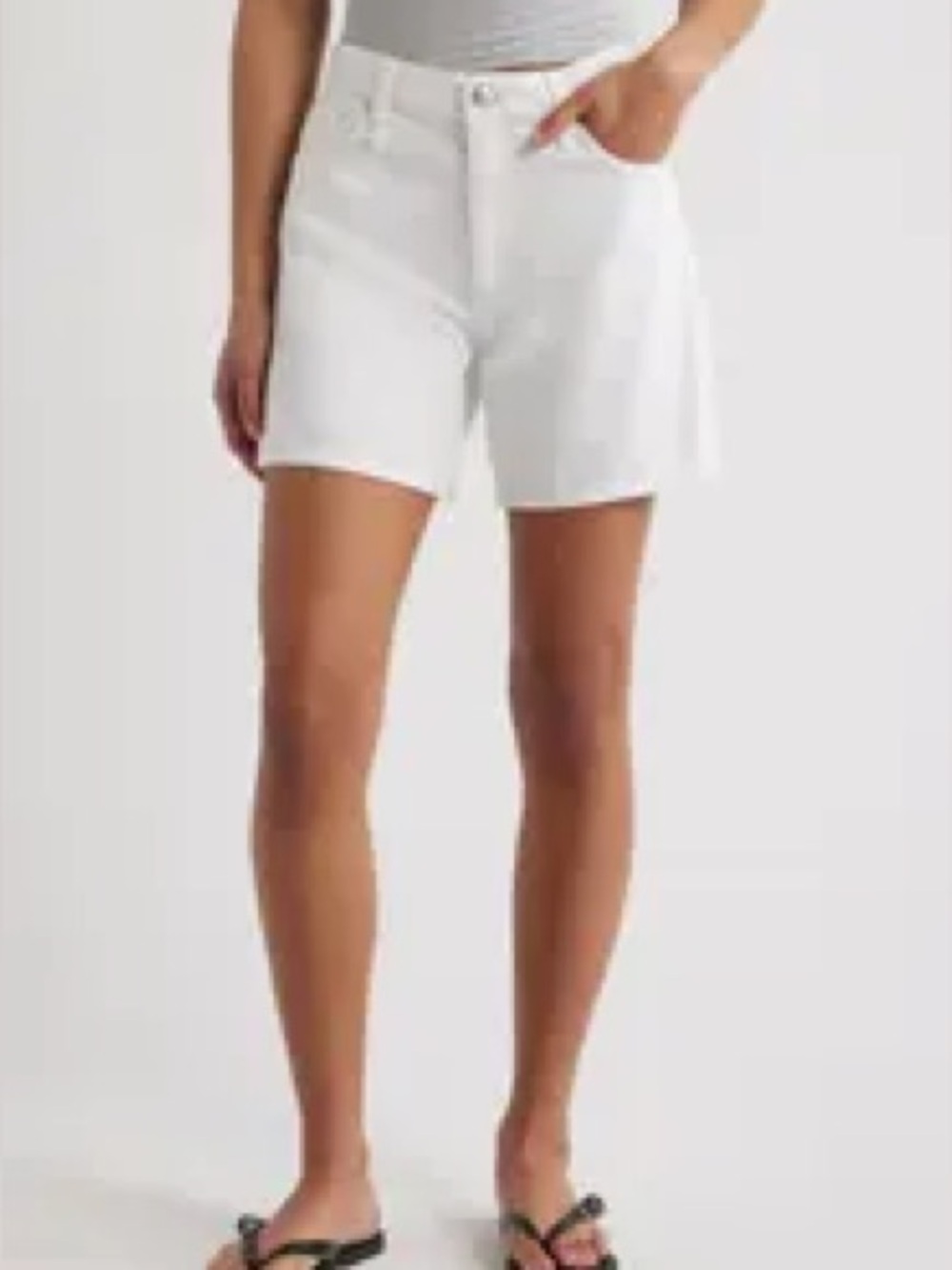 Time and Tru White High-Rise Jeans